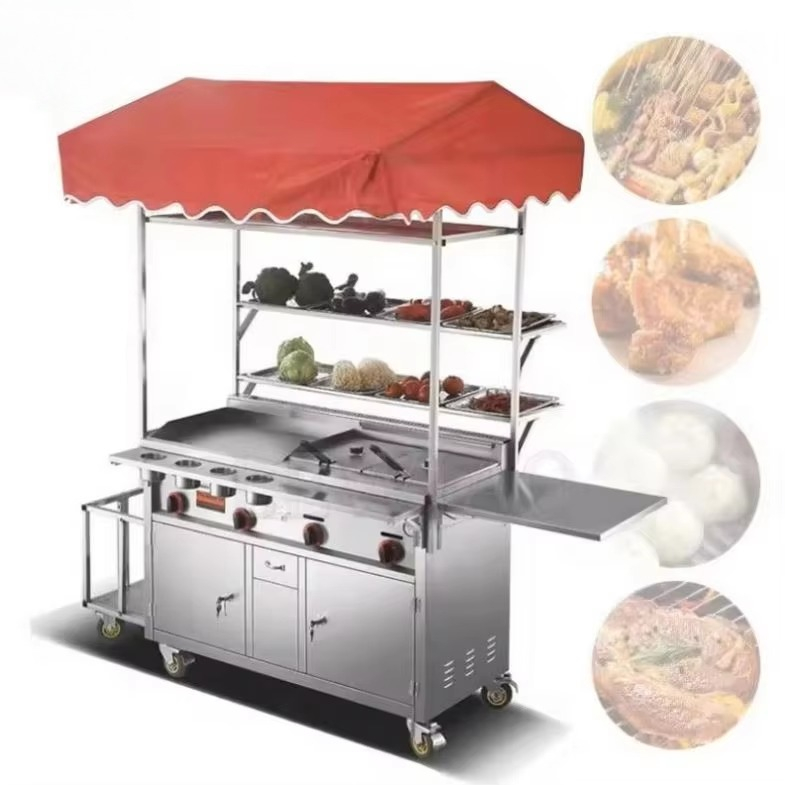Food Snacks Catering - Mobil Yiyecek Arabası Römorku Paslanmaz Çelik