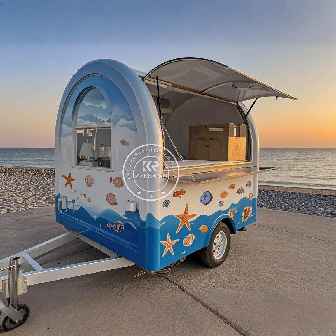 Food Snacks Catering - Tüketim Yemek Römorku Arabası Mobil Snack