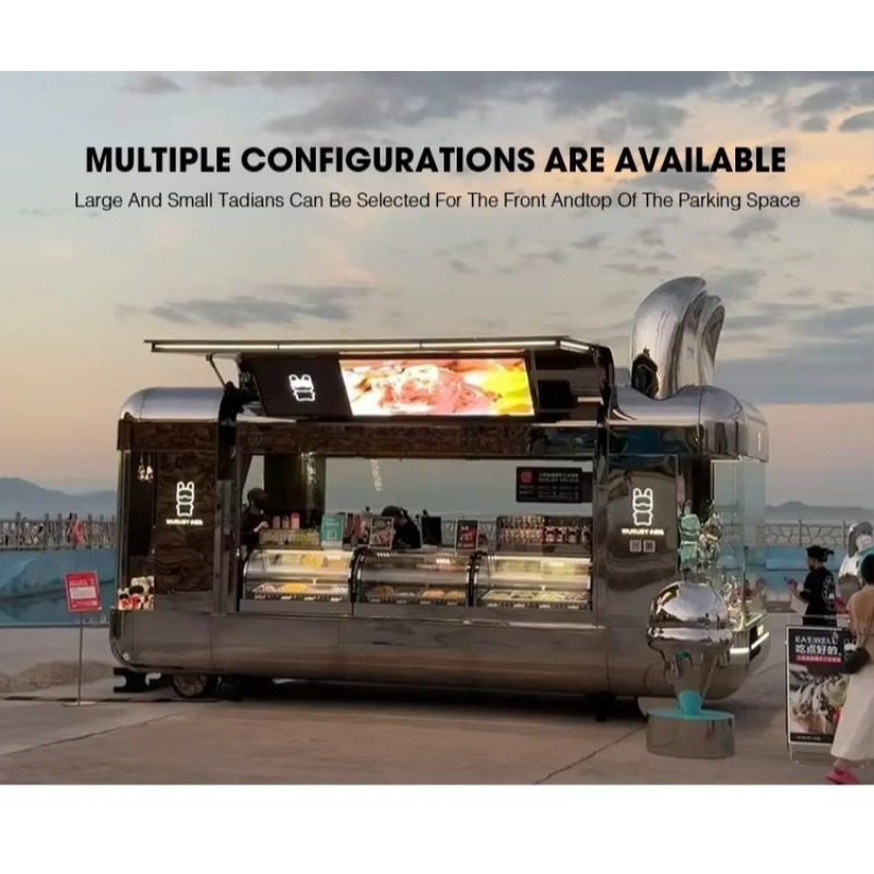 Food Snacks Catering - Yiyecek Kiosku Tam Donanımlı Yeni Mobil