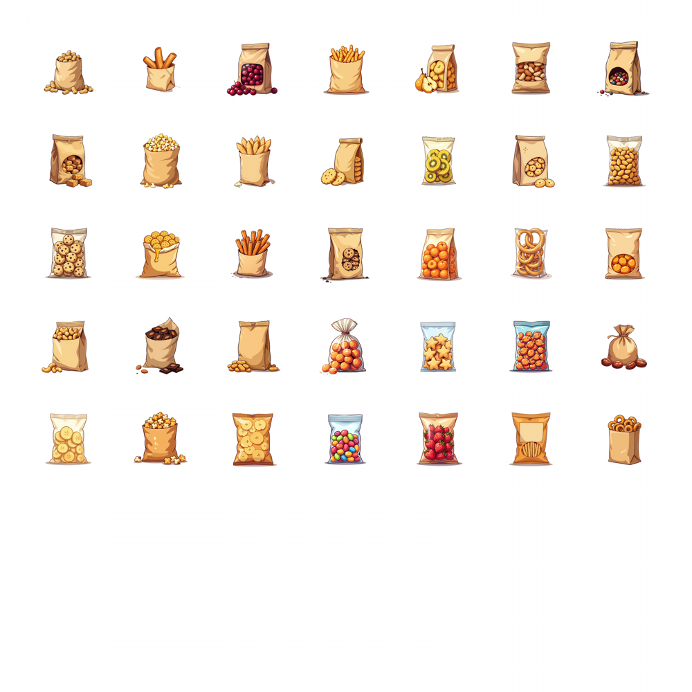 35 adet-100 adet Çıkartmaları  - Junk Food Snacks incelemesi ve fiyatı